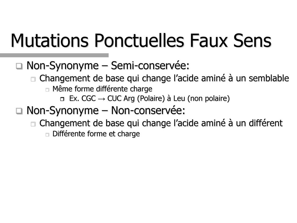 Mutations. ppt t l charger